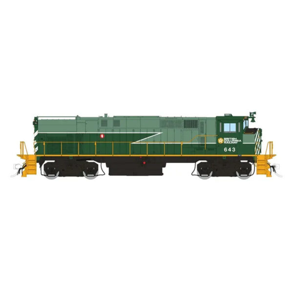 Rapido HO M420 British Columbia Railway "Lightning Stripe" w/ DCC & Sound