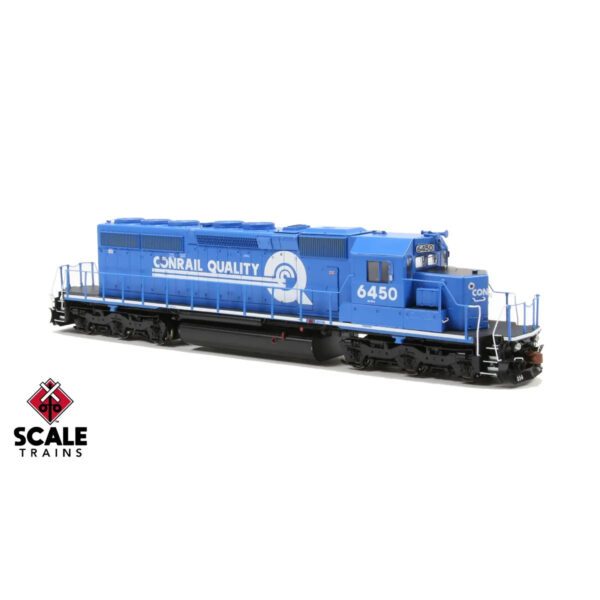Scale Trains HO Rivet Counter SD40-2 Conrail "Quality, Large Logo & Ditch Lights" w/ DCC & Sound
