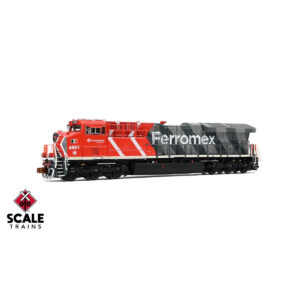 Scale Trains N Rivet Counter ET44 "Tier 4" Ferromex "Zebra Stripes, Fantasy" w/ DCC & Sound