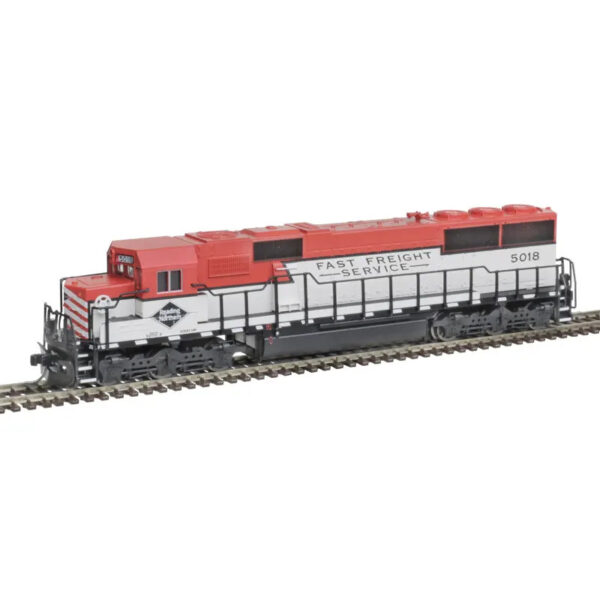 Atlas N SD50 Reading & Northern "Red & White" w/ Ditch Lights, DCC, & Sound
