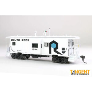 Tangent HO ICC Rock Island Bay Window Caboose Rock Island "Route Rock" w/ Lights