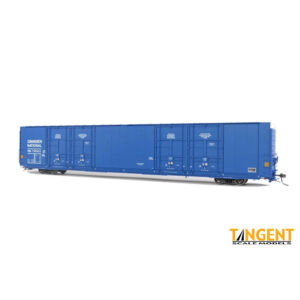 Tangent HO 86' Greenville High Cube Quad Door Box Car Canadian National "Repaint 1991 Blue"