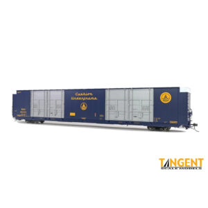 Tangent HO 86' Greenville High Cube Quad Door Box Car Baltimore & Ohio "Delivery 1-1970 Blue"