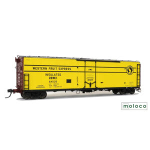 Moloco HO 50' RBL Plate B Boxcar, Center Door Great Northern "RBWX"