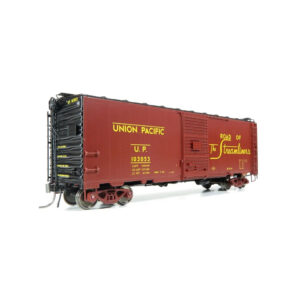 Rapido HO 40' ARC B-50-41 Box Car Union Pacific "Be Specific Ship Union Pacific"