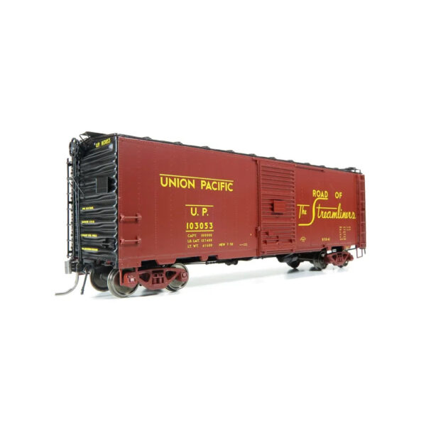 Rapido HO 40' ARC B-50-41 Box Car Union Pacific "Be Specific Ship Union Pacific"
