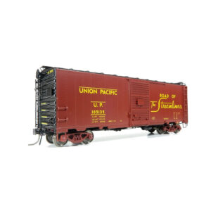 Rapido HO 40' ARC B-50-42 Box Car Union Pacific "Be Specific Ship Union Pacific"
