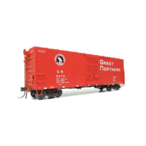 Rapido HO 40' St. Cloud 12 Panel Box Car Great Northern "Vermilion Red, Late Dreadnaught"
