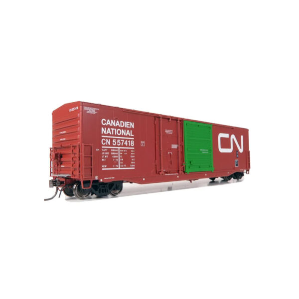 Rapido HO 50' NSC 5304 Combination Door Box Car Canadian National "As Delivered, Green Door"