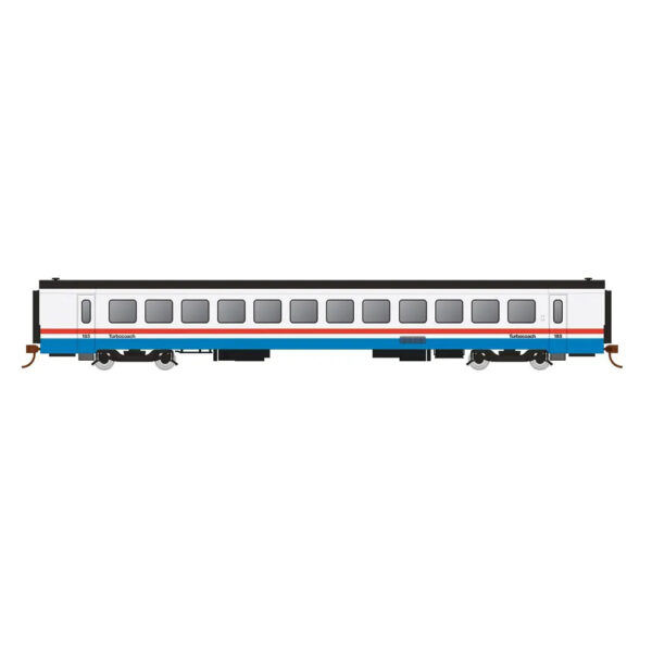 Rapido HO RTL Turboliner Coach Amtrak "Phase III Late"
