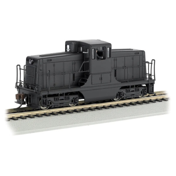 Bachmann HO 44-Ton Switcher Black, Unlettered w/ DCC & Sound