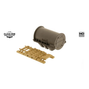 Class One Model Works HO Pressure Vessel Section & Cribbing