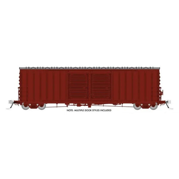 Rapido HO PC&F B-70-69 Boxcar Unlettered "Brown"