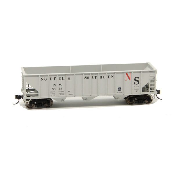 Bowser HO 70 Ton 12 Panel 3 Bay Hopper Norfolk Southern "Gray, Blt. 2-66"