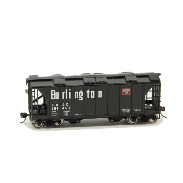 Bowser HO 70 Ton Covered Hopper Chicago Burlington & Quincy "Black"
