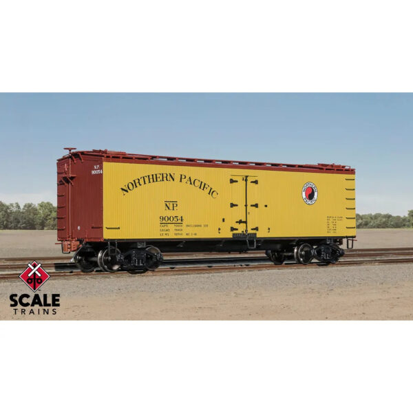Scale Trains HO Fox Valley Models 40' PC&F R-40-2 Wood Reefer Northern Pacific