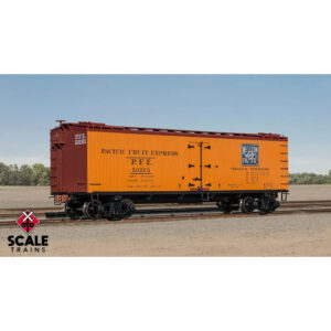 Scale Trains HO Fox Valley Models 40' PC&F R-40-2 Wood Reefer Pacific Fruit Express "WP Logo"