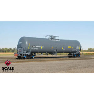 Scale Trains HO Rivet Counter Trinity 31,000 Tank Car AIG Rail "TCBX, Flammable Liquid Placard"