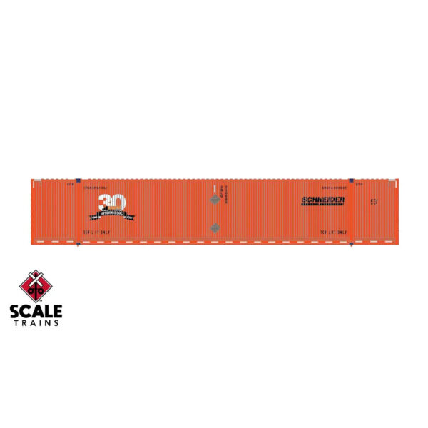 Scale Trains N 53' CIMC Container Schneider "30th Intermodal Anniversary" Single
