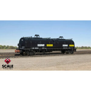 Scale Trains N Rivet Counter Thrall 48' 2-Hood Coil Steel Car Norfolk Southern "Black Hoods"