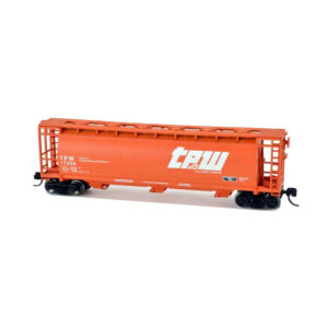 Bowser N 3 Bay Cylindrical Covered Hopper Toledo Peoria & Western