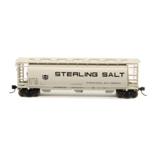 Bowser N 3 Bay Cylindrical Covered Hopper Sterling Salt "SHPX"