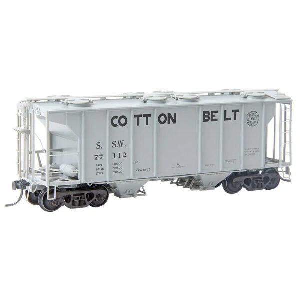 Kadee HO PS-2 2 Bay Covered Hopper Car Cotton Belt