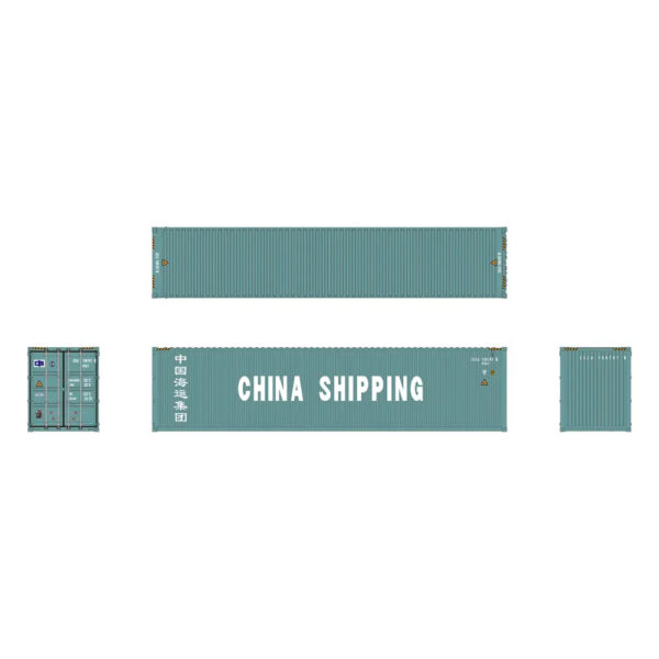 Aurora Miniatures HO 40' High Cube Container China Shipping 3 Pack
