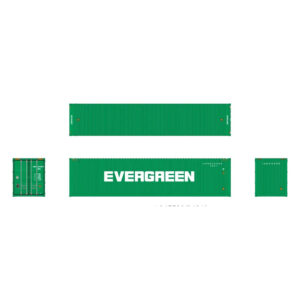 Aurora Miniatures HO 40' High Cube Container Evergreen 3 Pack