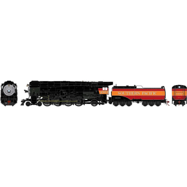 Athearn Genesis HO 4-8-2 MT-4 Steam Locomotive w/ Skyline Casing Southern Pacific "Daylight"