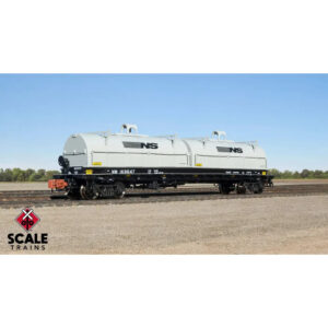 Scale Trains N Rivet Counter Thrall 48' 2-Hood Coil Car Norfolk Southern "NW, NS Gray Hoods" #169647