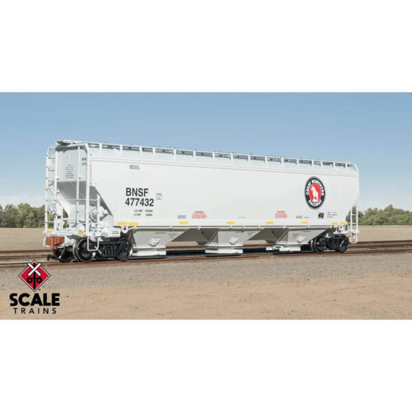 Scale Trains HO Rivet Counter Gunderson 5188 Covered Hopper BNSF "Fantasy, GN Heritage, ATP Gates" #477432