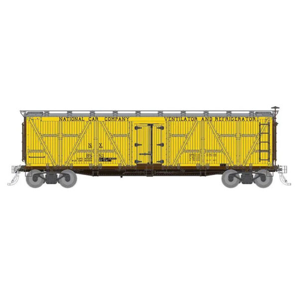 Rapido HO FGE R7 Wood Reefer National Car Company