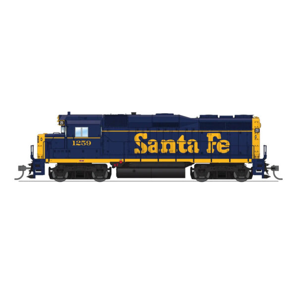Broadway Limited Stealth HO GP30 Santa Fe "Pinstripe"