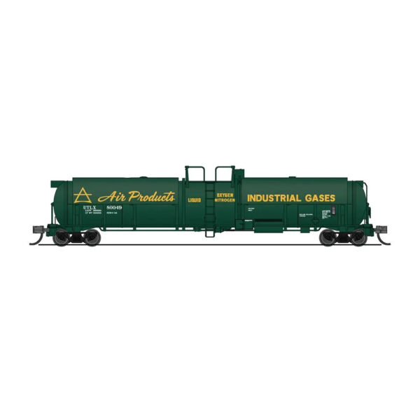 Broadway Limited N Cryogenic Tank Car Air Products "Green" 2 Pack