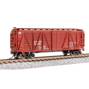 Broadway Limited N K7 Stock Car Santa Fe "No Logo" w/ Cattle Sounds