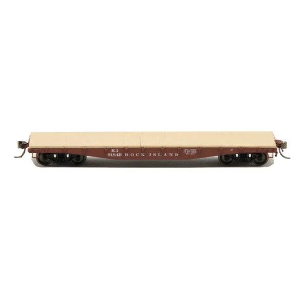 Intermountain HO 42' Fish Belly Flat Car Rock Island