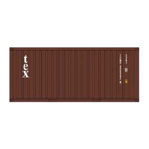 Intermountain HO 20' Container Tex 2 Pack