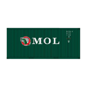 Intermountain HO 20' Container MOL "Green" 2 Pack