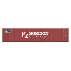 Intermountain HO 40' Container Horizon Lines 2 Pack