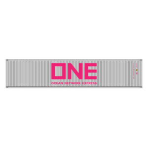 Intermountain HO 40' Container ONE "Gray" 2 Pack