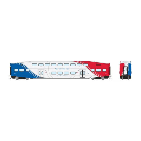 Rapido Trains Inc HO BiLevel Commuter Car (Series IV) UTA FrontRunner Coach - Unnumbered
