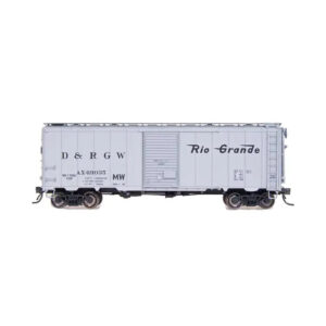 Intermountain HO 40' 12 Panel Box Car Denver & Rio Grande "Maintenance of Way"