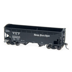 Intermountain HO AAR Alternate 2 Bay Hopper Nickel Plate Road "Arch End"