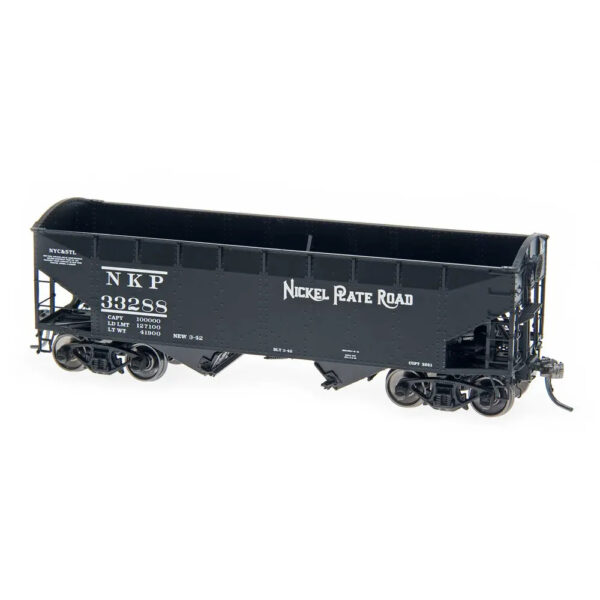 Intermountain HO AAR Alternate 2 Bay Hopper Nickel Plate Road "Arch End"