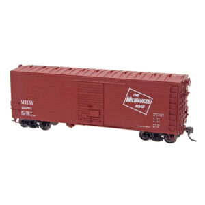 Intermountain HO 40' Rib Side Box Car Milwaukee Road "Modern Scheme"