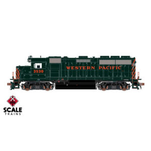 Scale Trains HO Rivet Counter GP40 Western Pacific "without Front Pilot Stripes" #3530