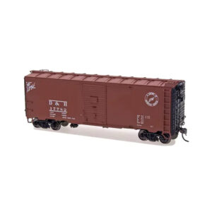 Intermountain HO 40' Modified AAR Box Car Improved Dreadnaught Ends Delaware & Hudson
