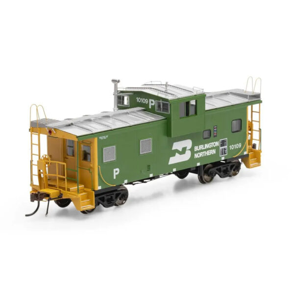 Athearn Genesis HO ICC Wide Vision Caboose Burlington Northern w/ Lights - Image 2