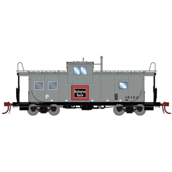 Athearn Genesis HO ICC Wide Vision Caboose Burlington Northern "ex CB&Q" w/ Lights & Sound - Image 2